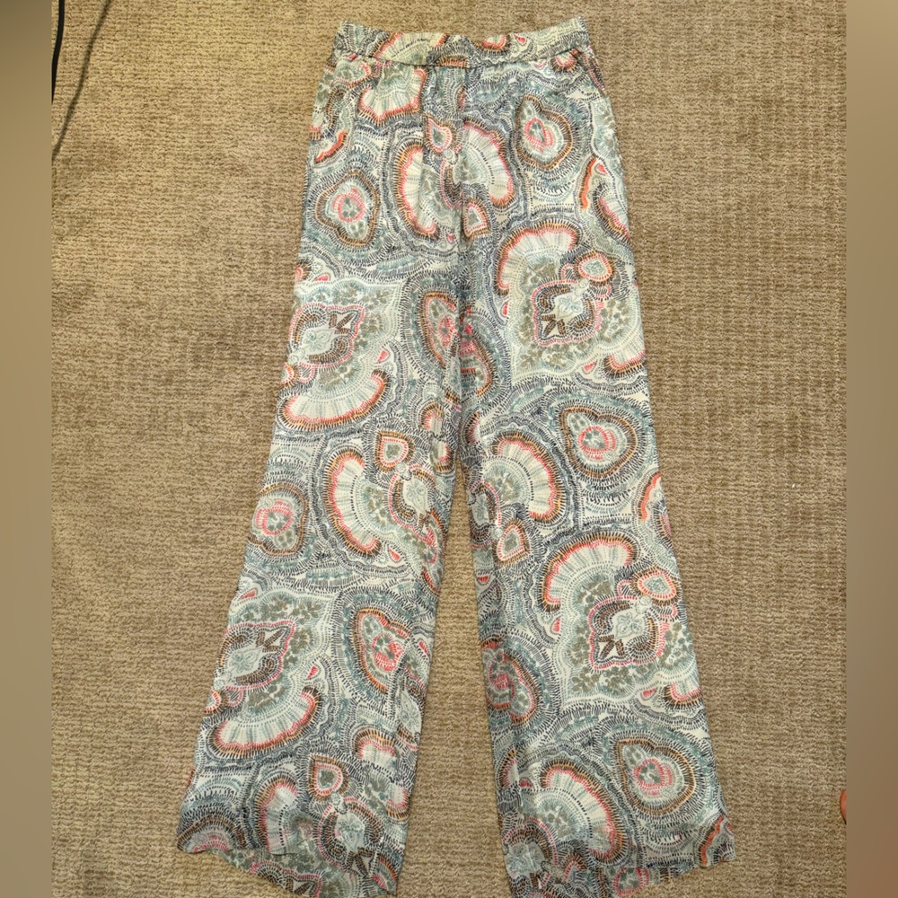 Joie flowy silk pants size XS NWT